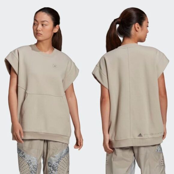 NWT|Adidas Stella McCartney Sleeveless Muscle Sweatshirt, MEDIUM - Picture 1 of 13